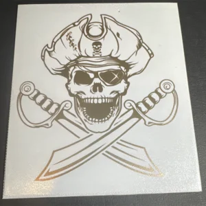 Badass Gold Skull